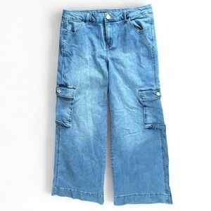 1822 denim cargo wide leg jeans size 12 in GUC